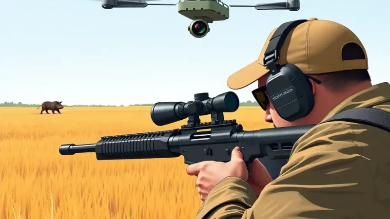 Georgia Drone Hog Hunting Creates New Competitive Sport