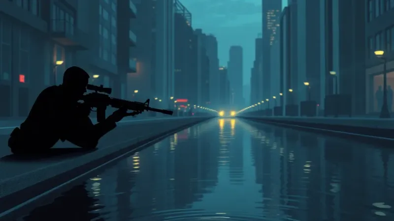 Military squad deploys for urban canal fishing